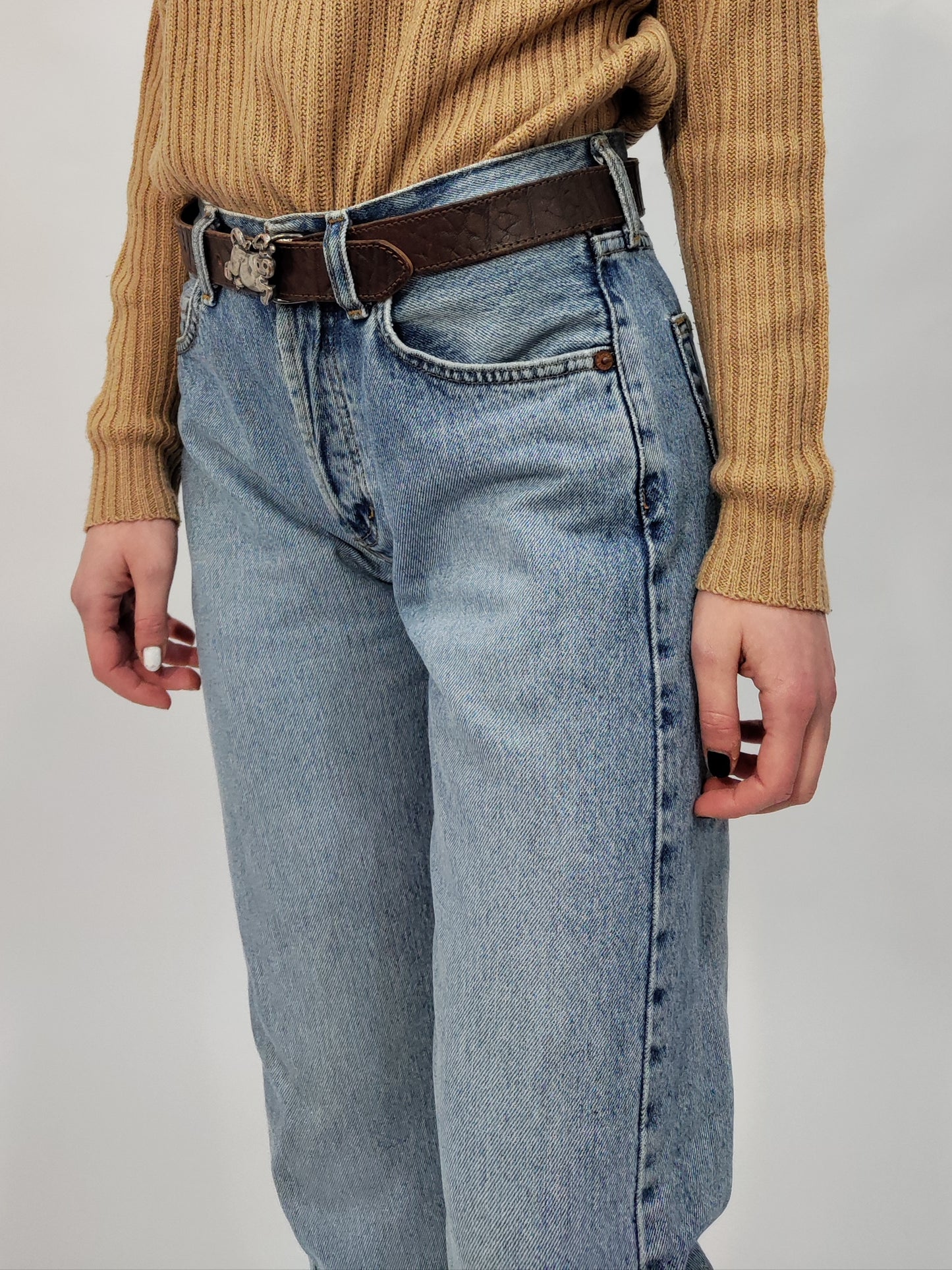 Top Grain Leather Vintage Belt