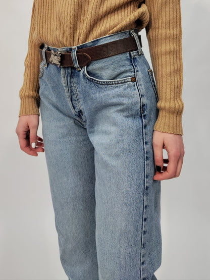 Top Grain Leather Vintage Belt