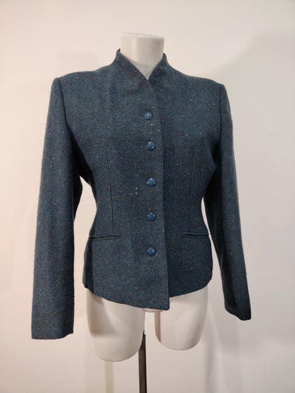 Blue Flecked Tweed Blazer