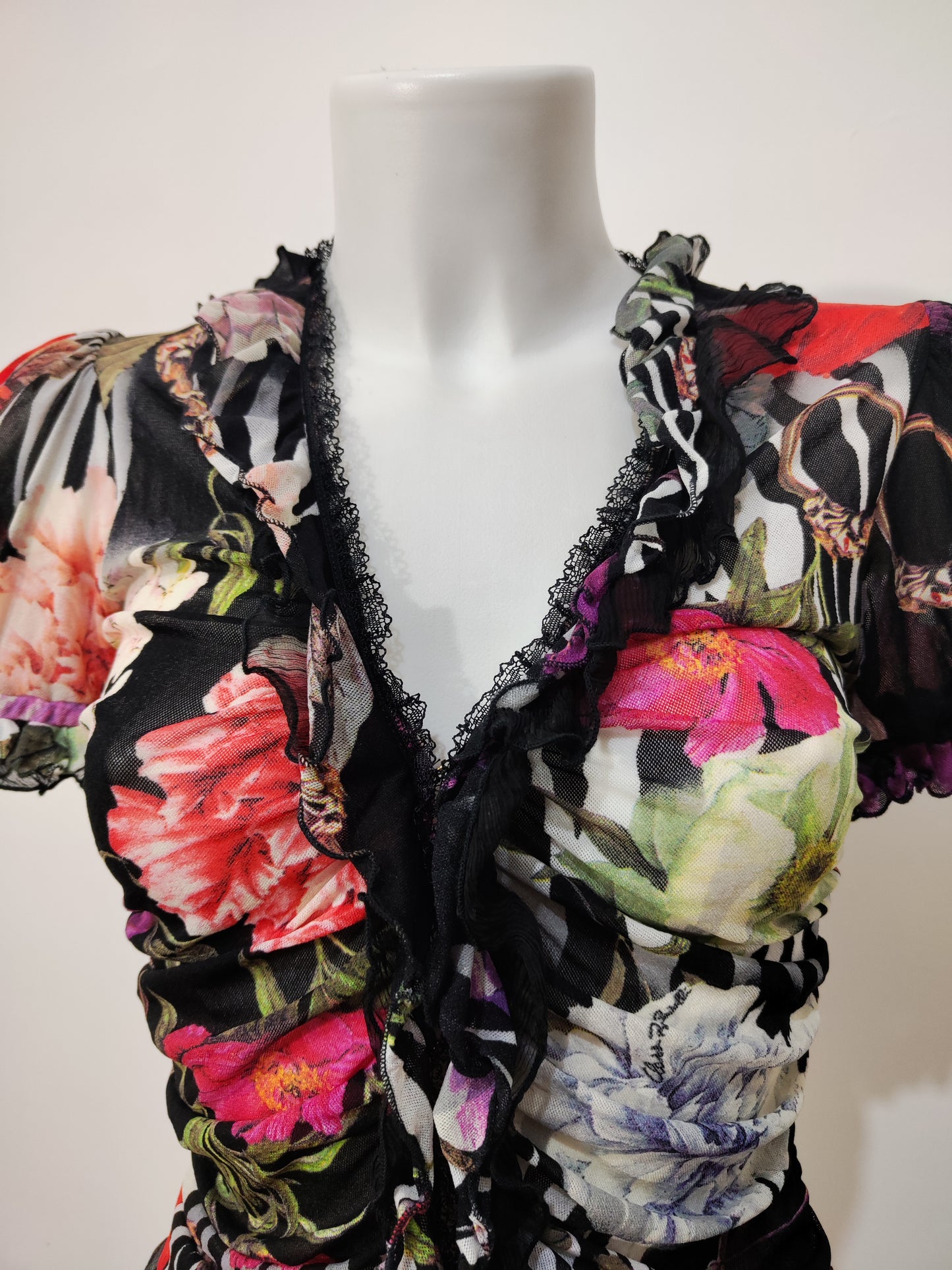Roberto Cavalli Vintage Mesh Top