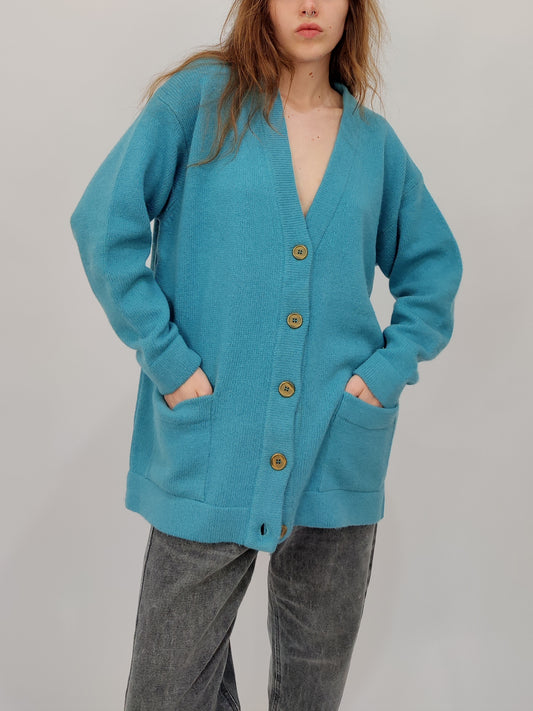 Les Copains Late '80s Oversized Cardigan