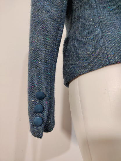 Blue Flecked Tweed Blazer