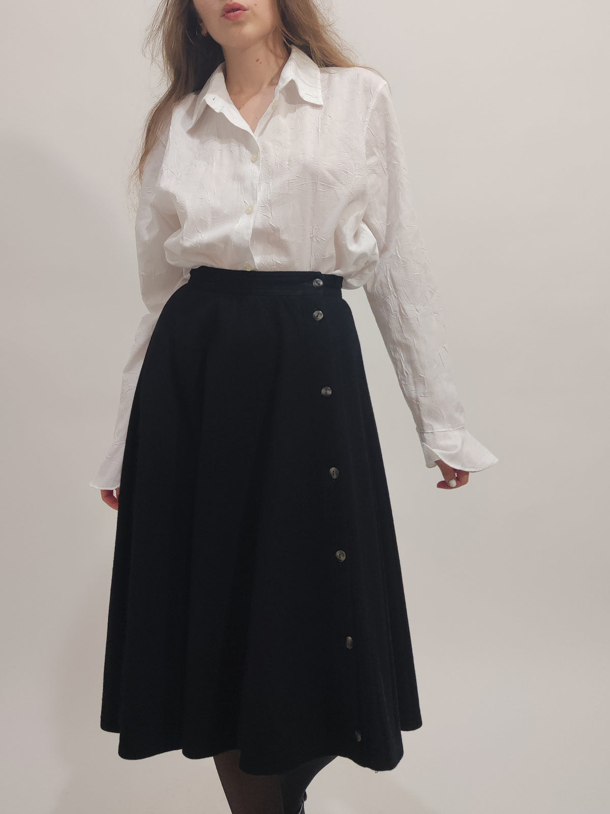 '90s Vintage Pennyblack 100% Wool Skirt