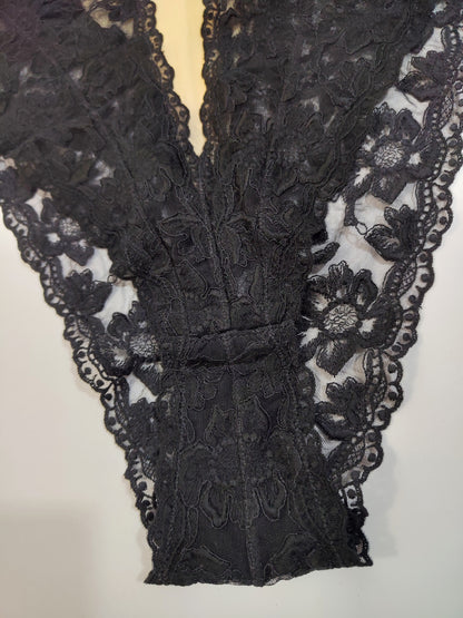 Archive - Gianfranco Ferré Lace Bodysuit - Deadstock (BLACK)