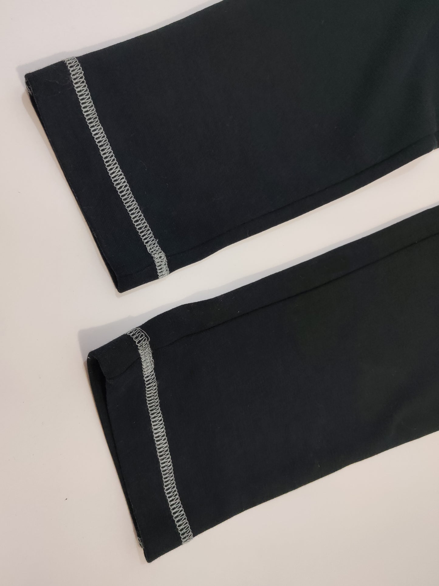 John Galliano Contrast Stitching Black Pants