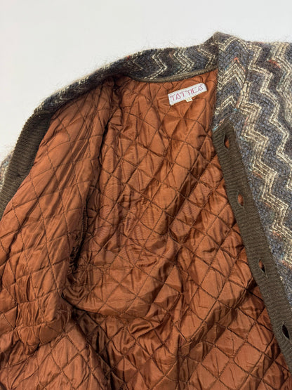 Early '80s Mohair Quilted Cardigan