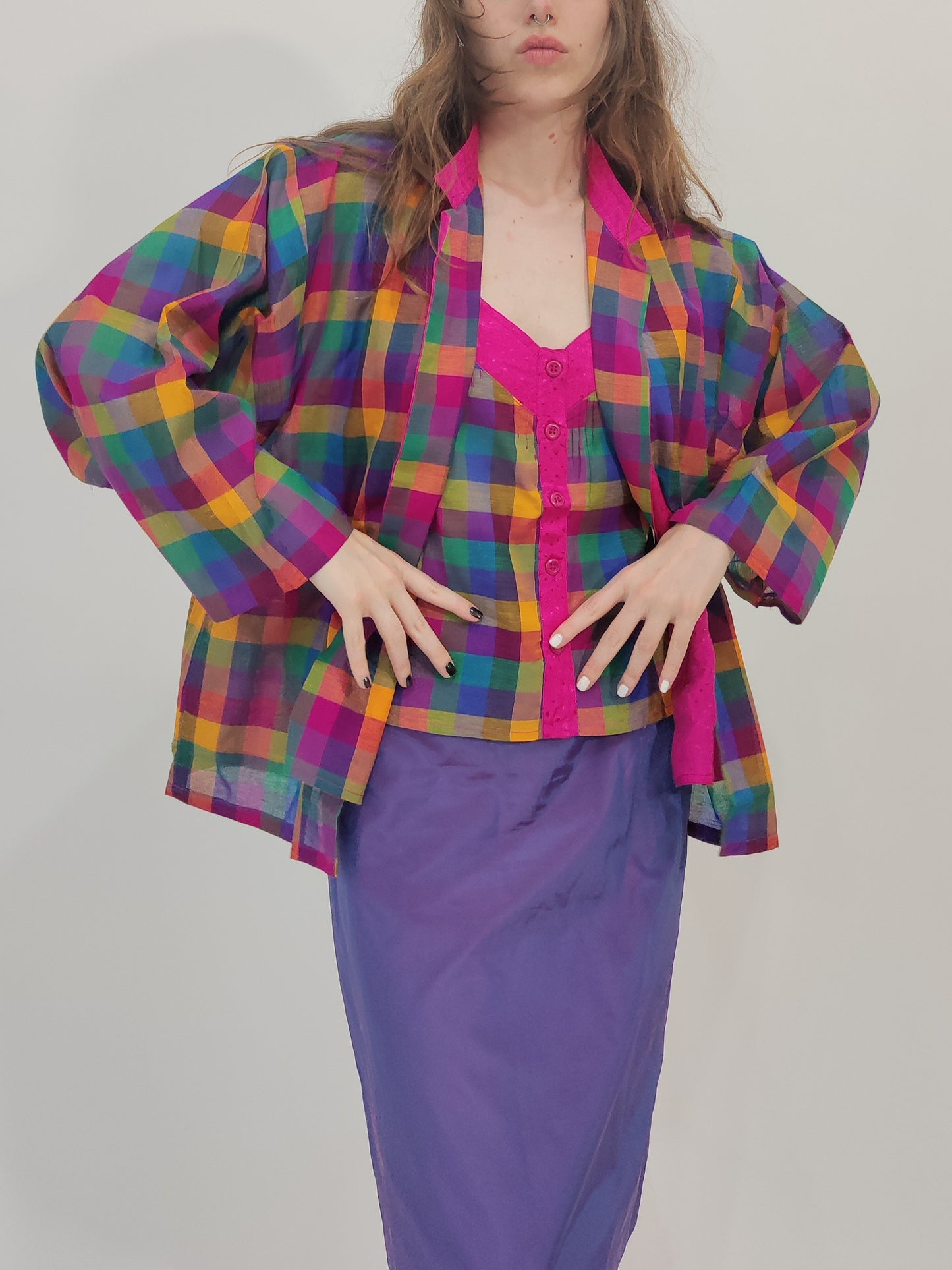 Vintage Deadstock Checkered Co-Ord