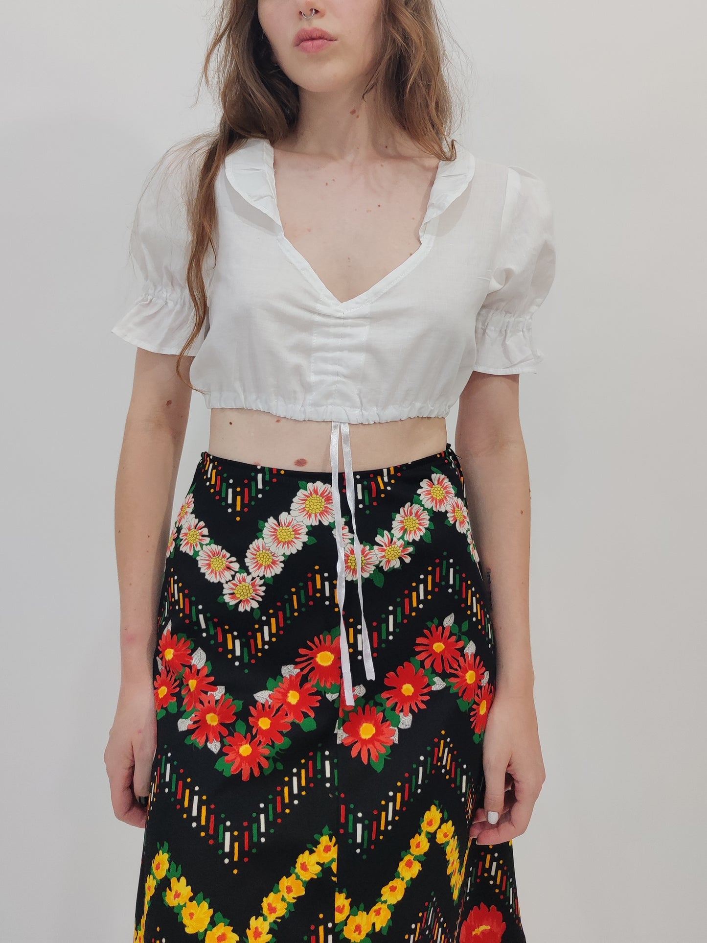 Milkmaid Vintage 100% Cotton Top
