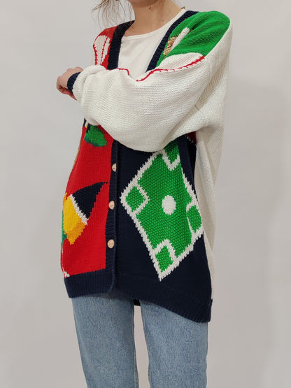 M. Christina '80s Handmade Cardigan