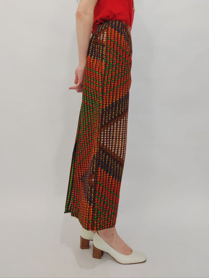 '70s Optical Longuette Skirt - Small def.