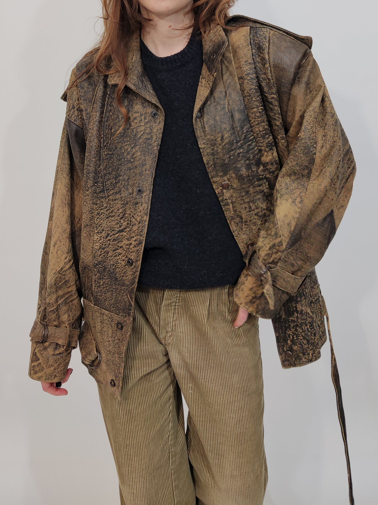'80s Vintage Leather Jacket