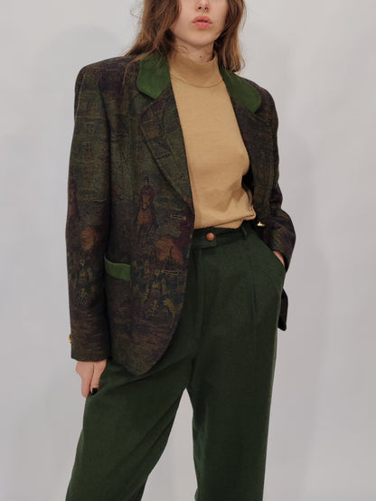 Marly's 100% Wool Blazer