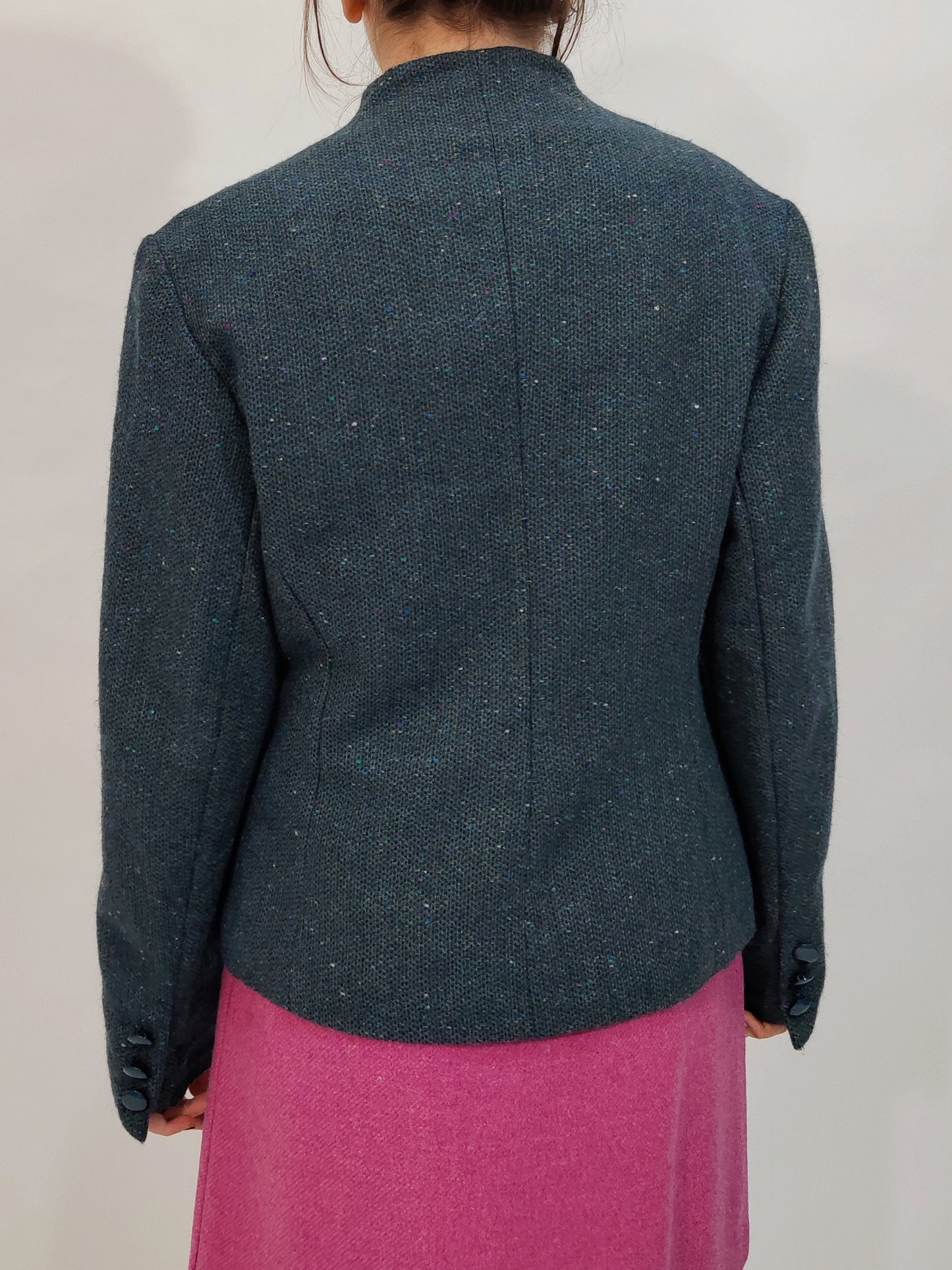 Blue Flecked Tweed Blazer