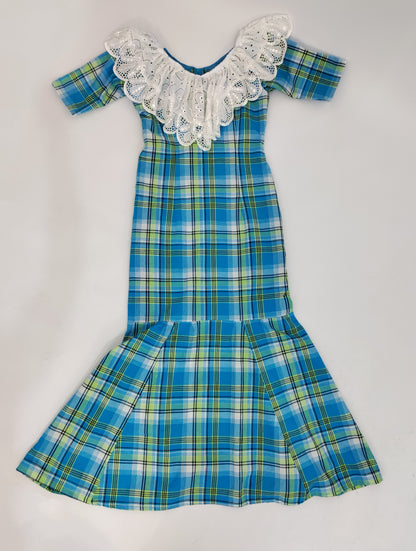 Mommy & Me - Dody Checkered Vintage Dresses