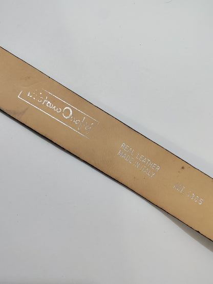 Tristano Onofri '80s Animalier Calf Belt