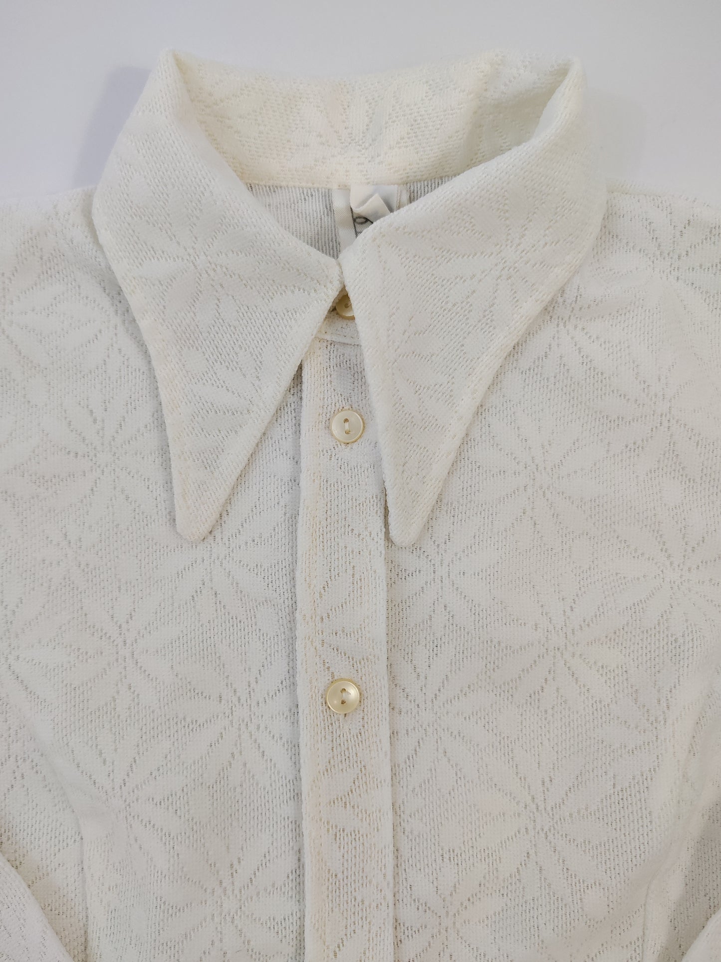 '70s Floral Jacquard Shirt