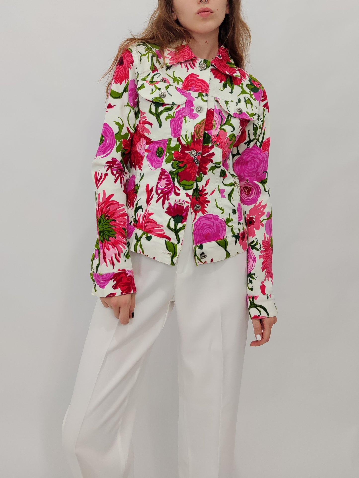 Ken Scott Floral Denim Jacket