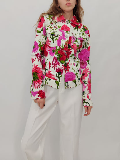 Ken Scott Floral Denim Jacket