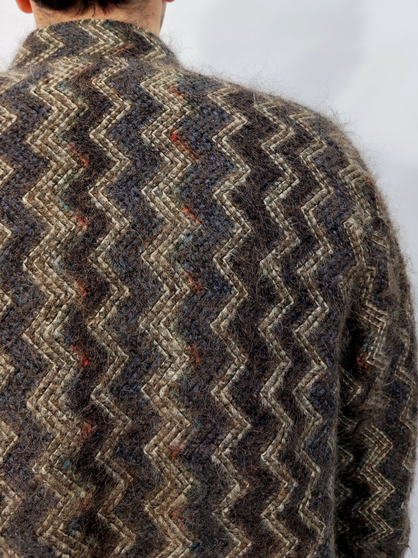 Early '80s Mohair Quilted Cardigan