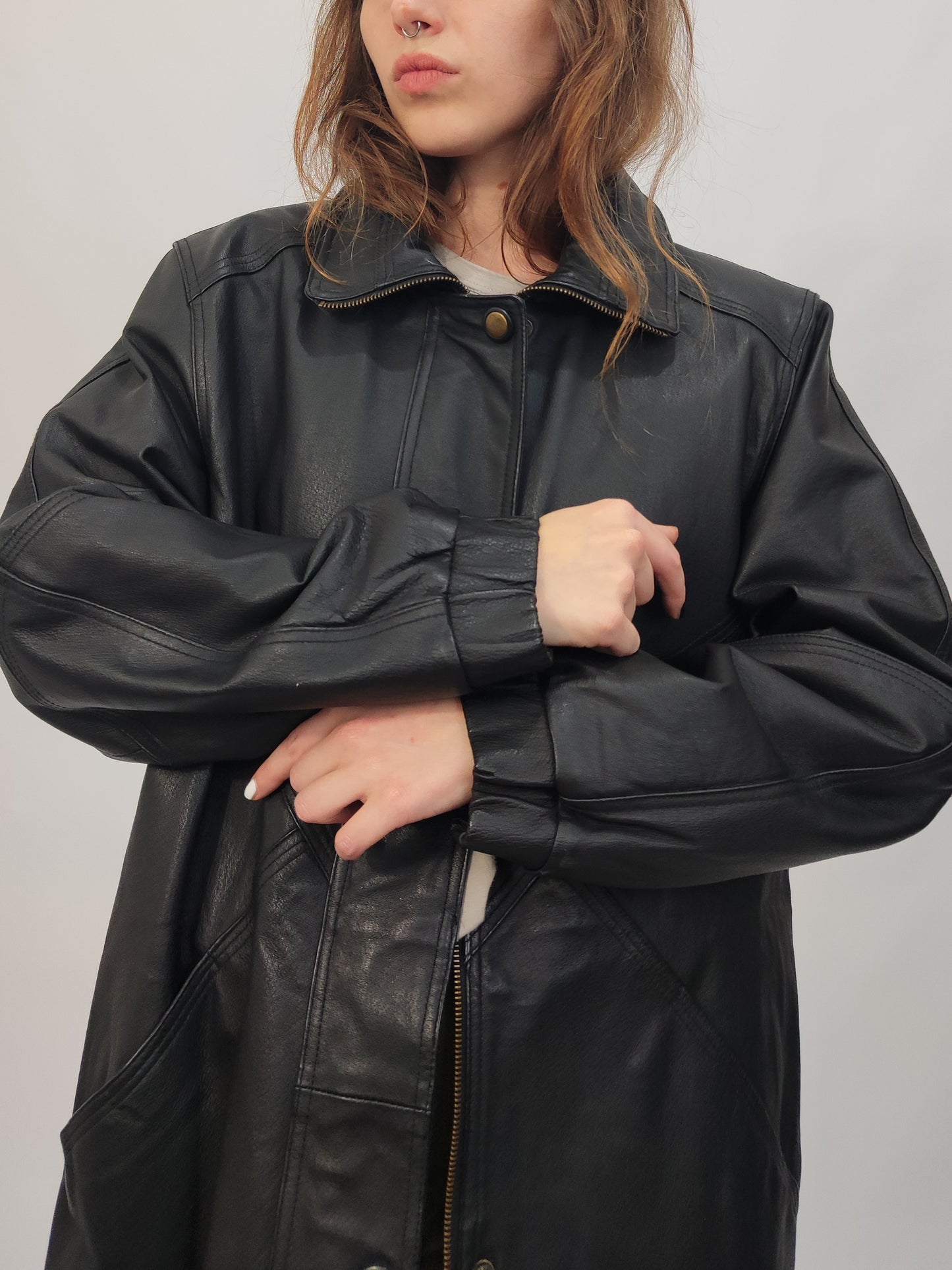 Vintage Leather Coat