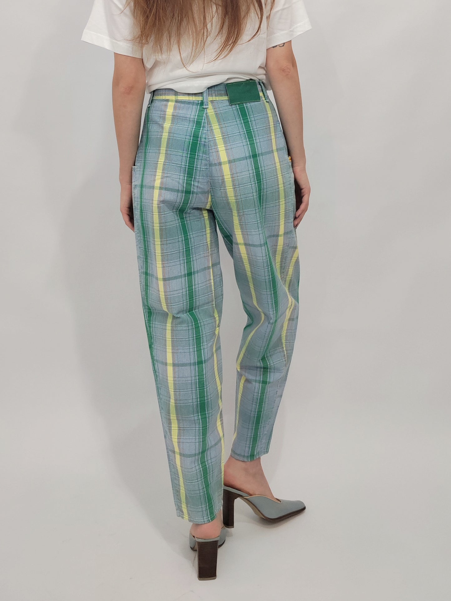 Vintage Checkered Trousers
