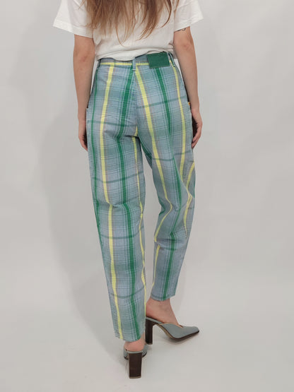 Vintage Checkered Trousers