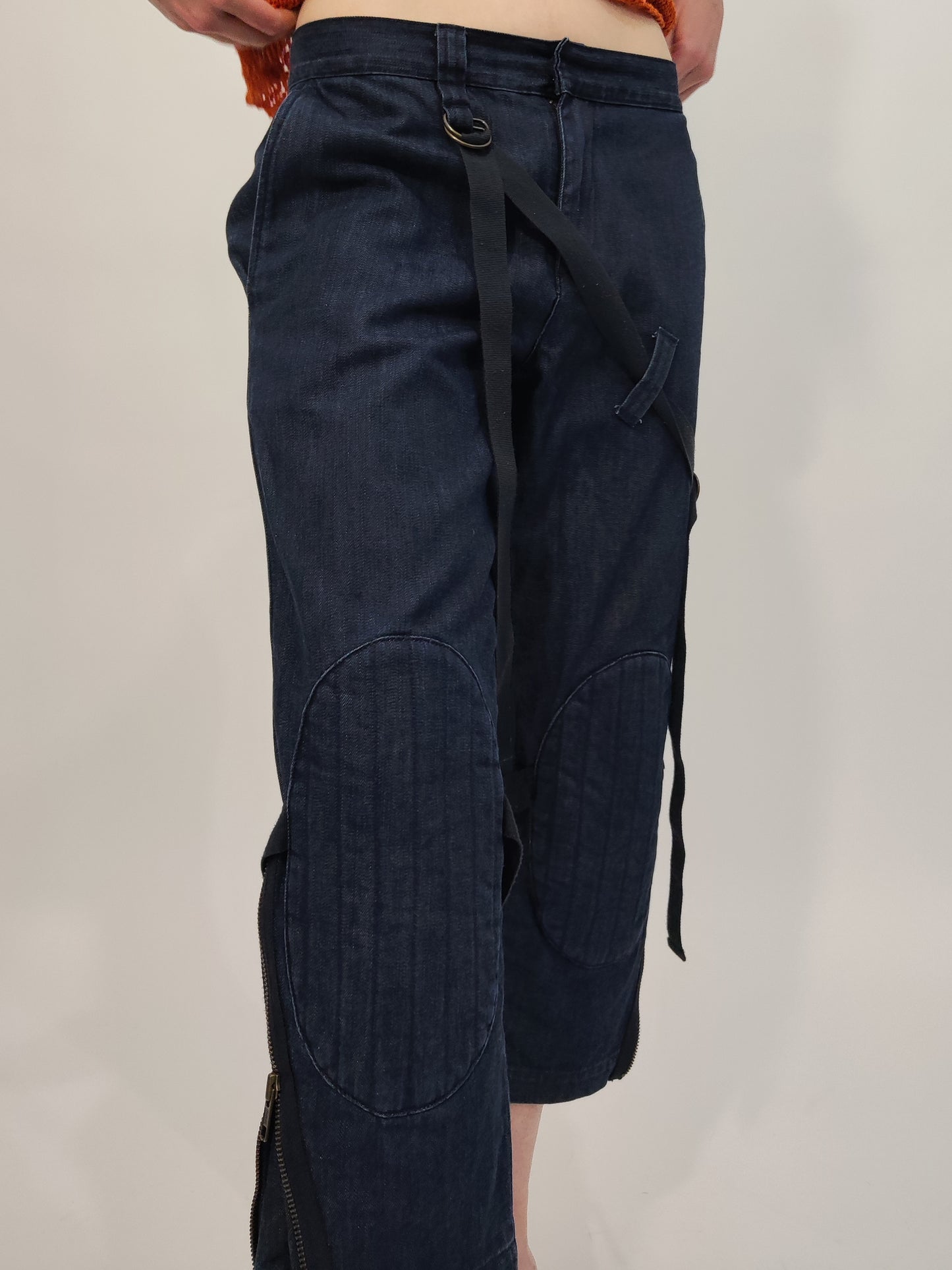 Y2K Capri Denim Pants