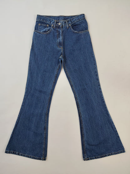 Vintage Flared Jeans - Blue Mid