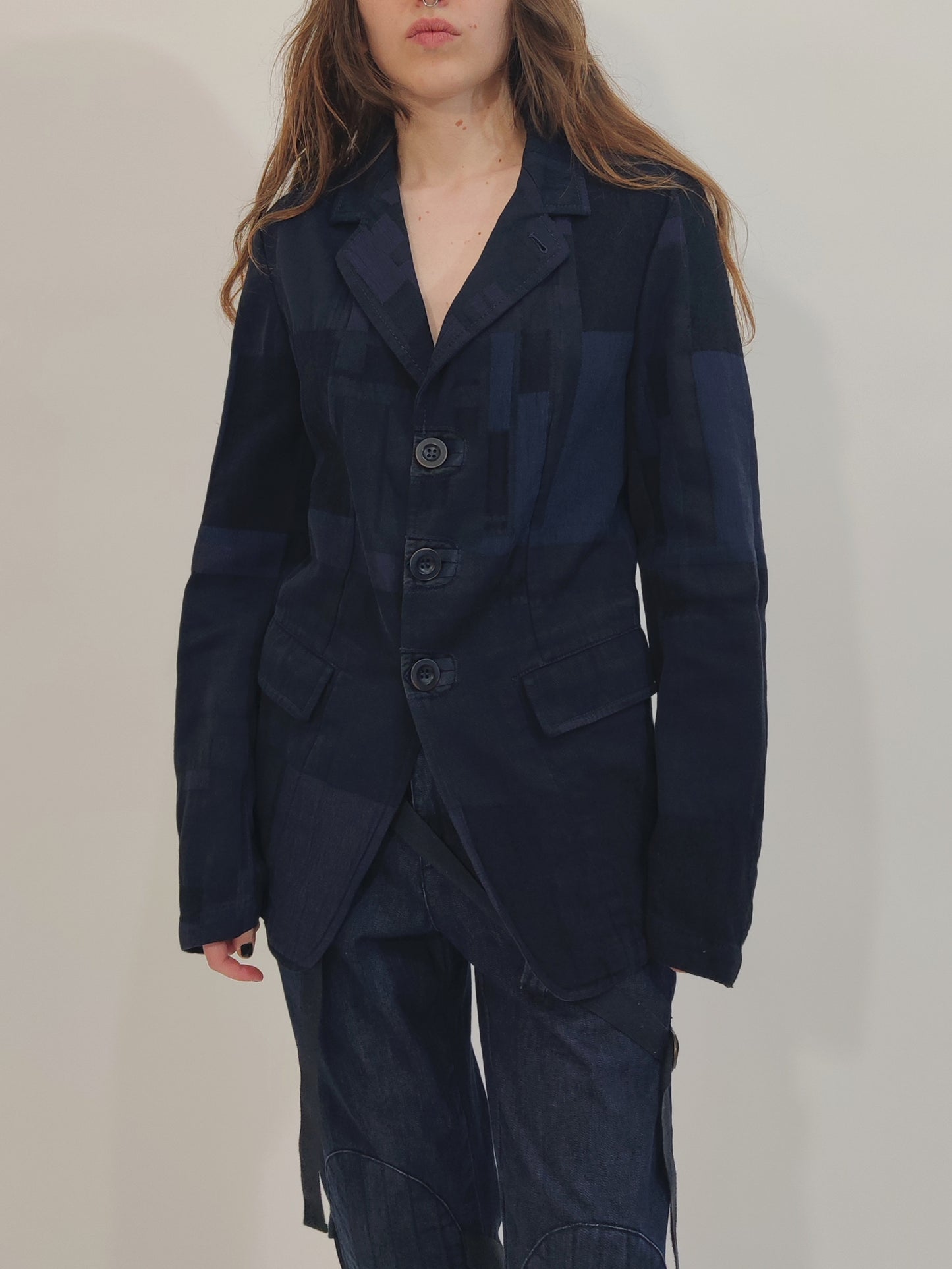 Marithé+François Girbaud Navy Blazer