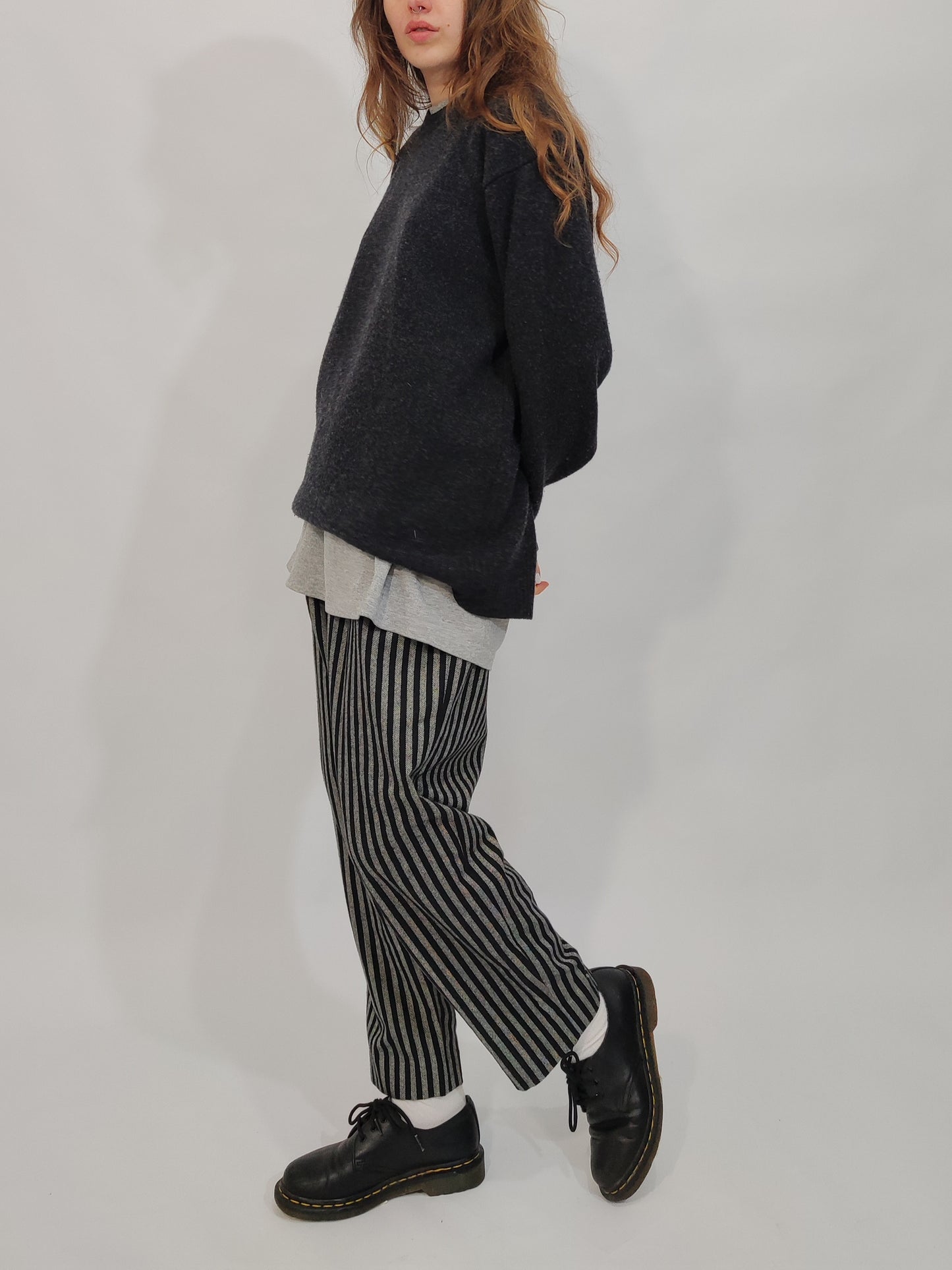 '80s Hand Crafted Wool Trousers