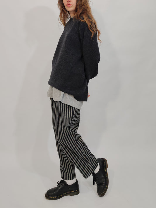 '80s Hand Crafted Wool Trousers
