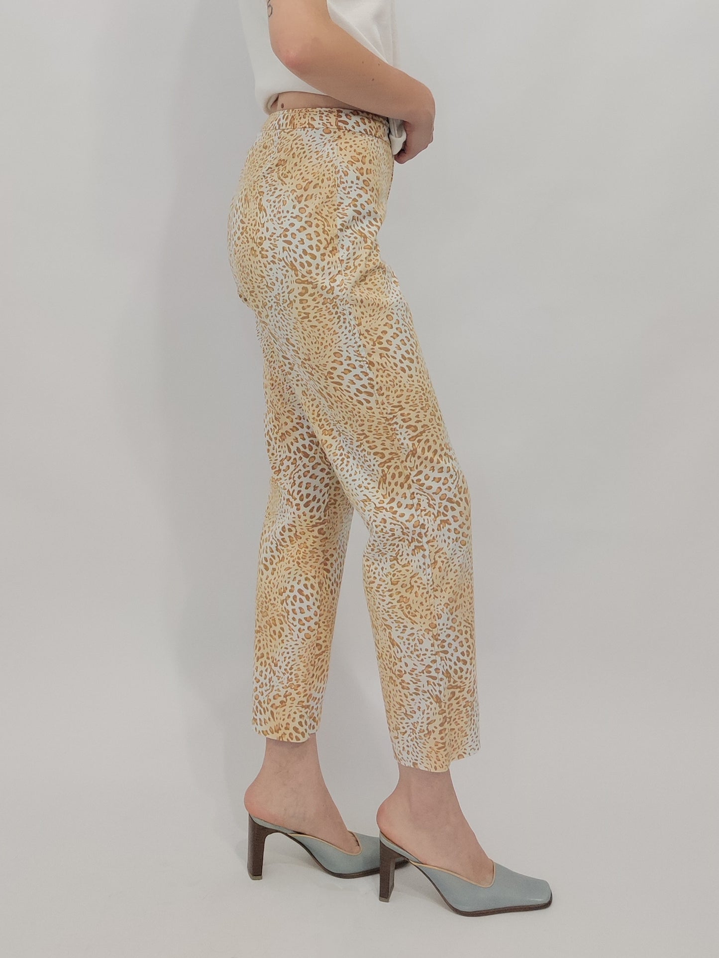 Marella Leopard Print Trousers