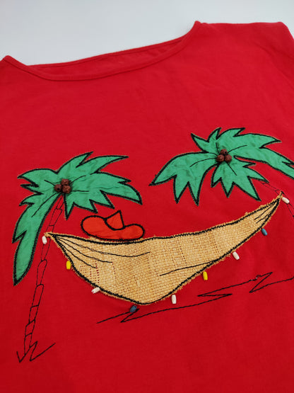 '80s Embroidered Top
