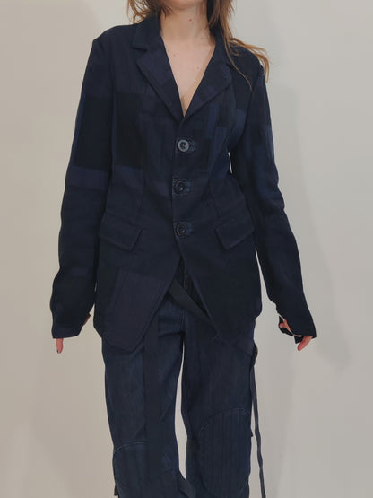 Marithé+François Girbaud Navy Blazer