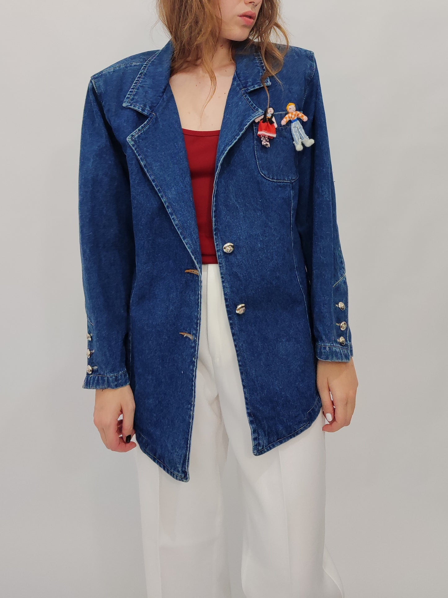 Vintage Denim Blazer