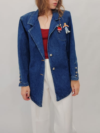Vintage Denim Blazer