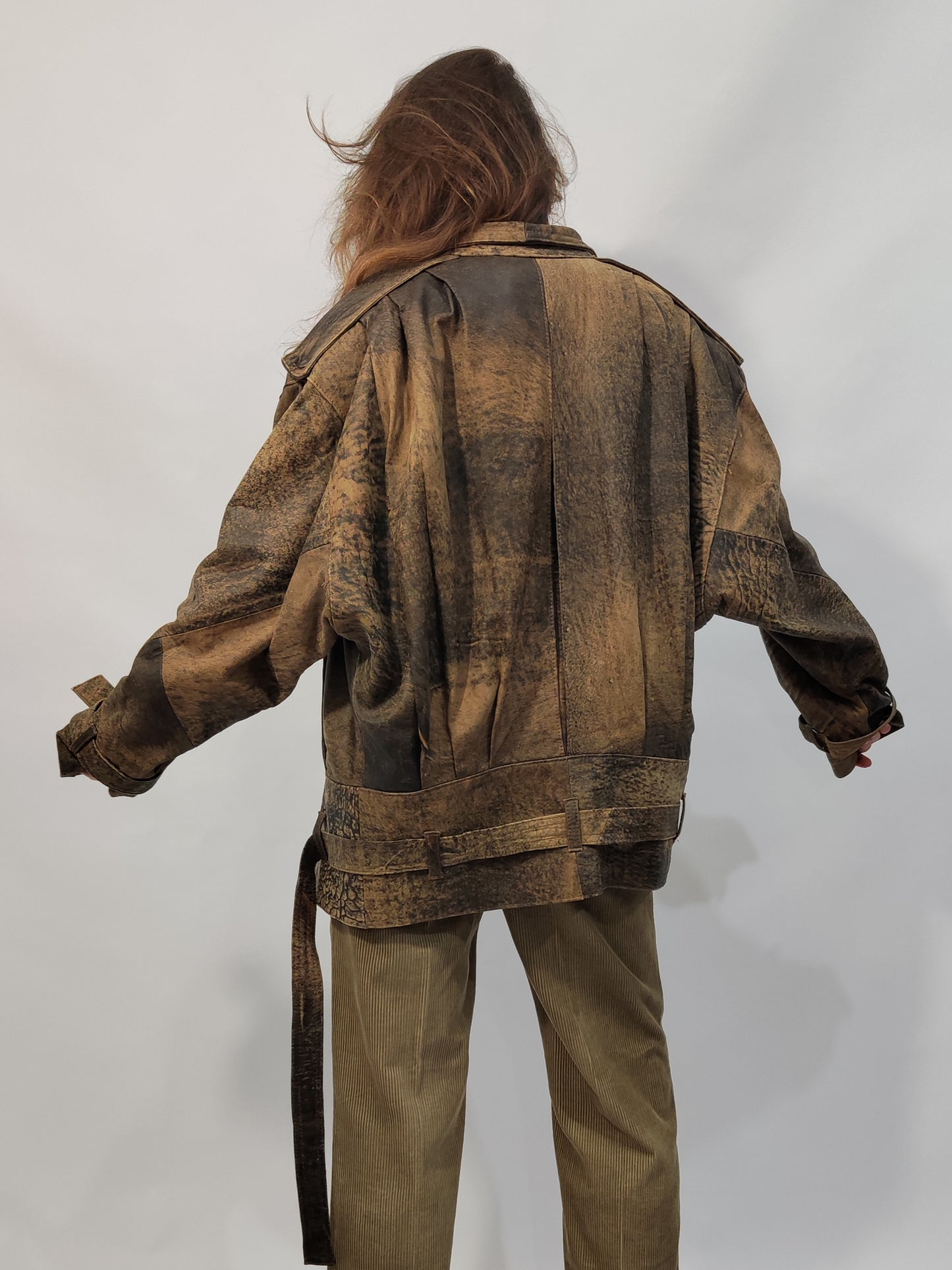 '80s Vintage Leather Jacket