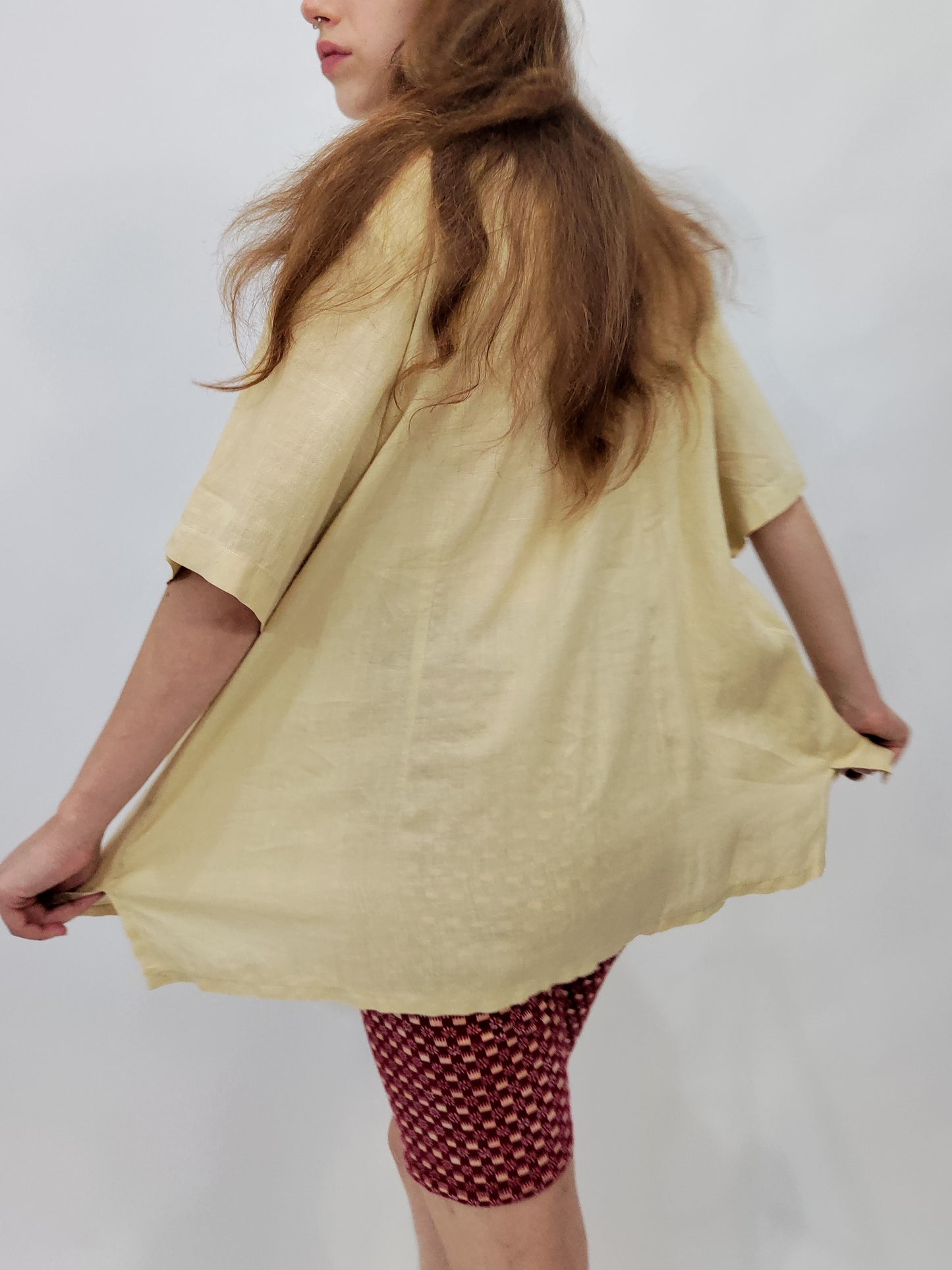 Embroidered Linen Shirt