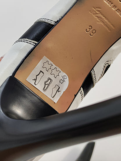 Y2K Vintage Deadstock Black & White Boots