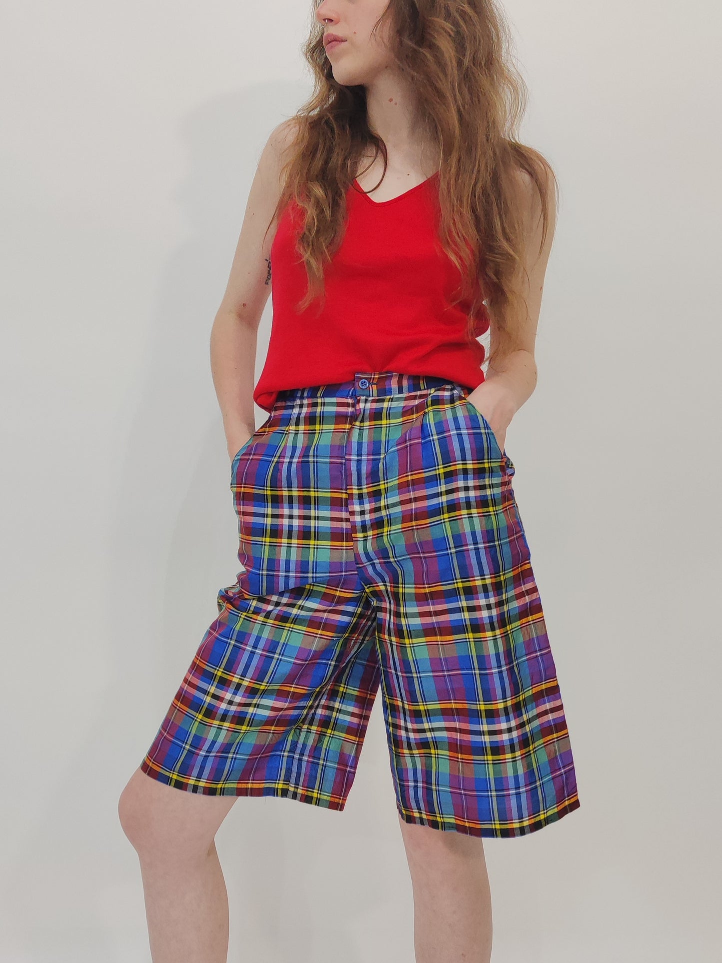La Perla Mare Vintage Tartan Shorts