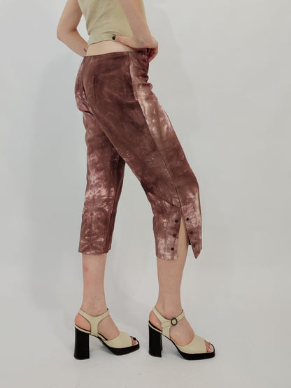 Y2K Tie-Dye Cropped Pants