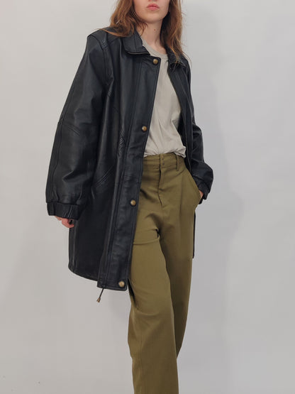 Vintage Leather Coat