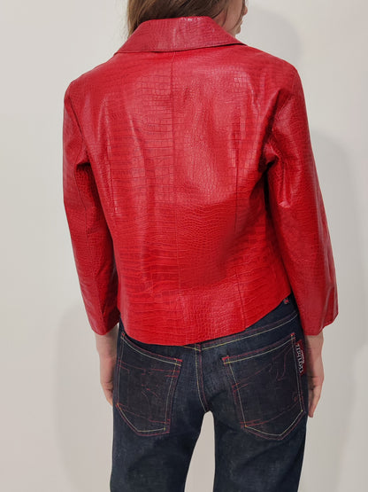 '90s Lightweight Leather Jacket