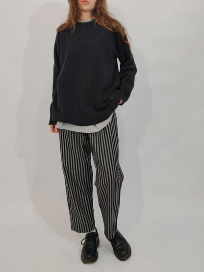 '80s Hand Crafted Wool Trousers