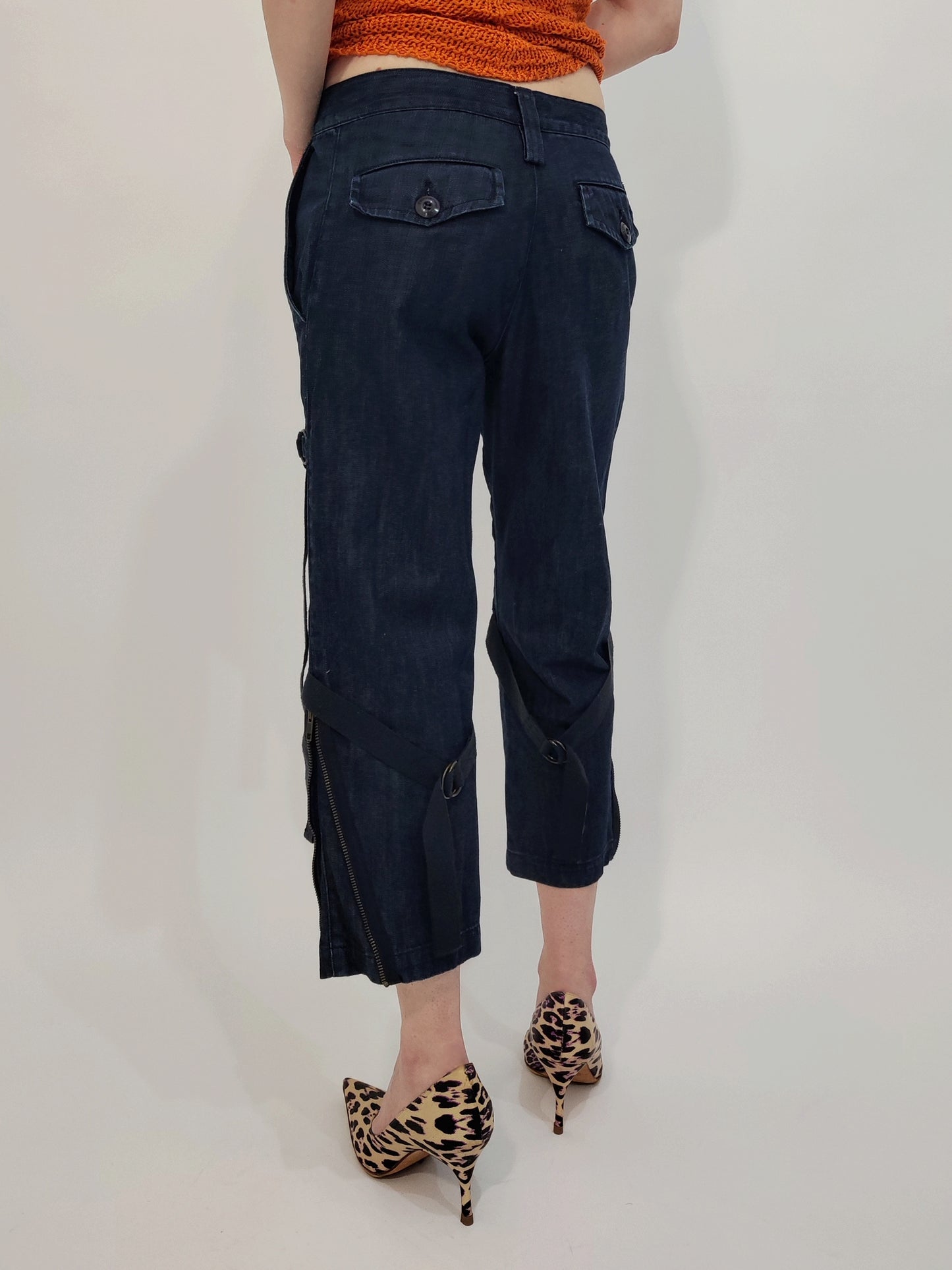Y2K Capri Denim Pants