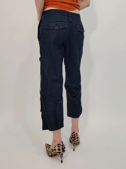Y2K Capri Denim Pants