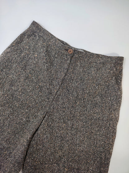 Les Copains Wide Leg Cropped Pants - Deadstock