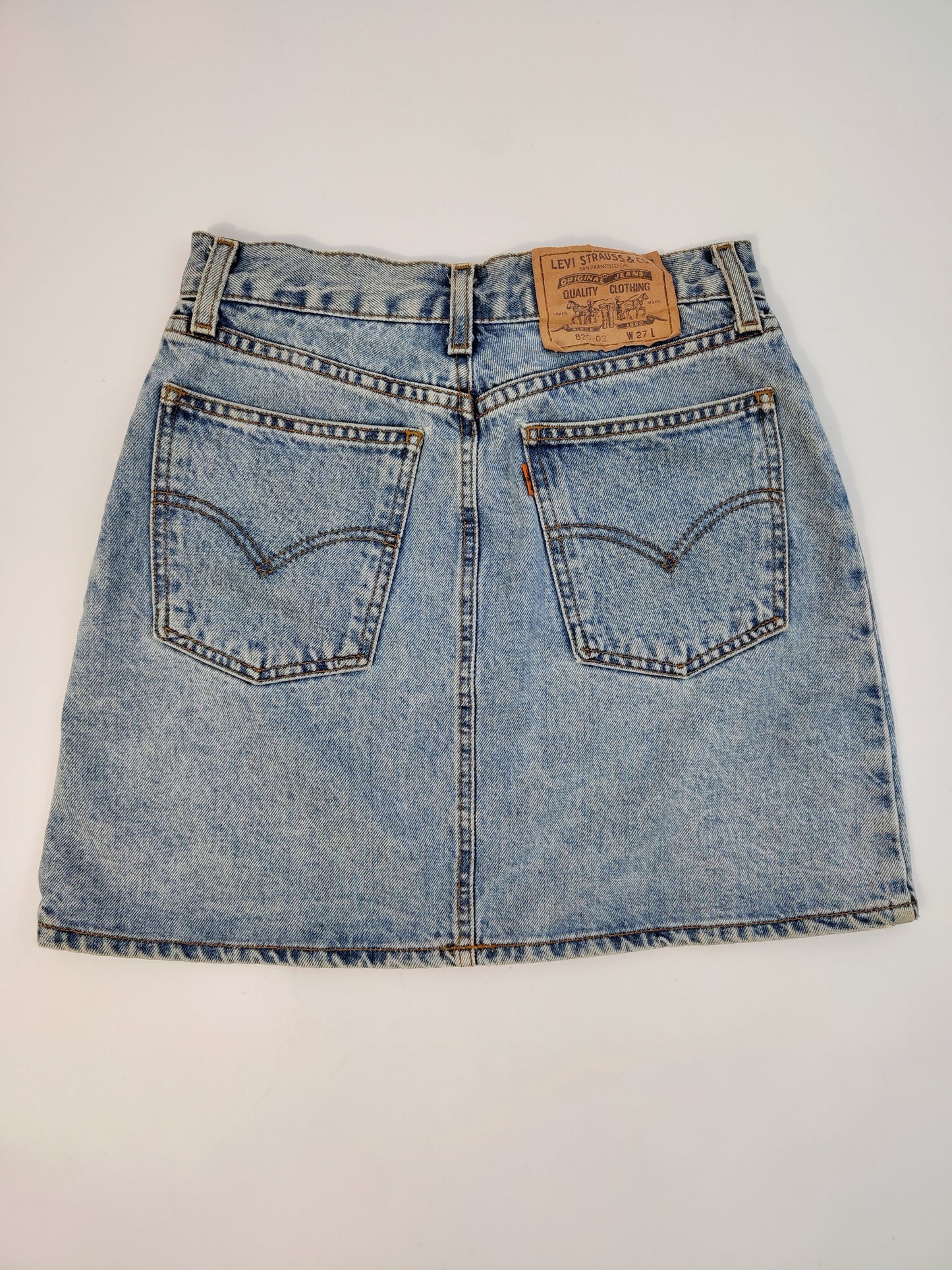Levi's Orange Tab Denim Skirt