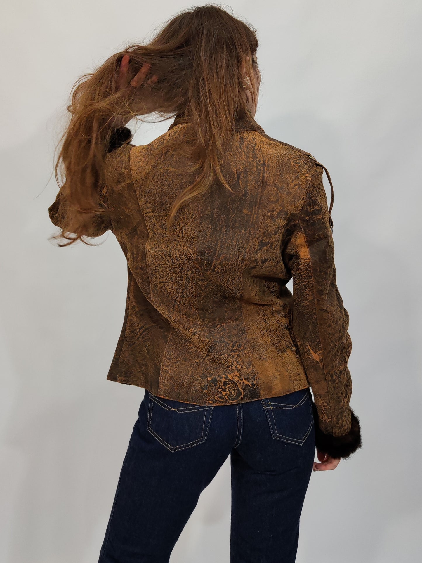 ‘90s Vintage Leather Jacket