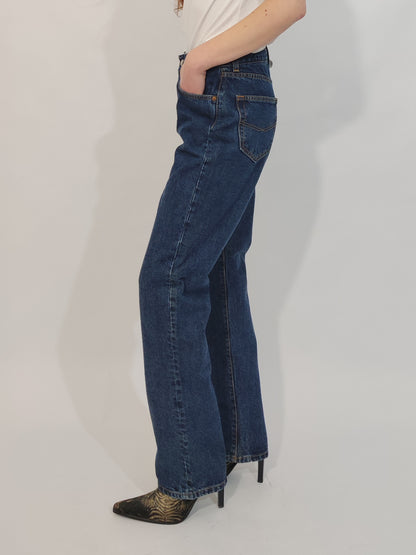 Rifle Straight Leg Deadstock Jeans - Dark Wash - Size 30-32
